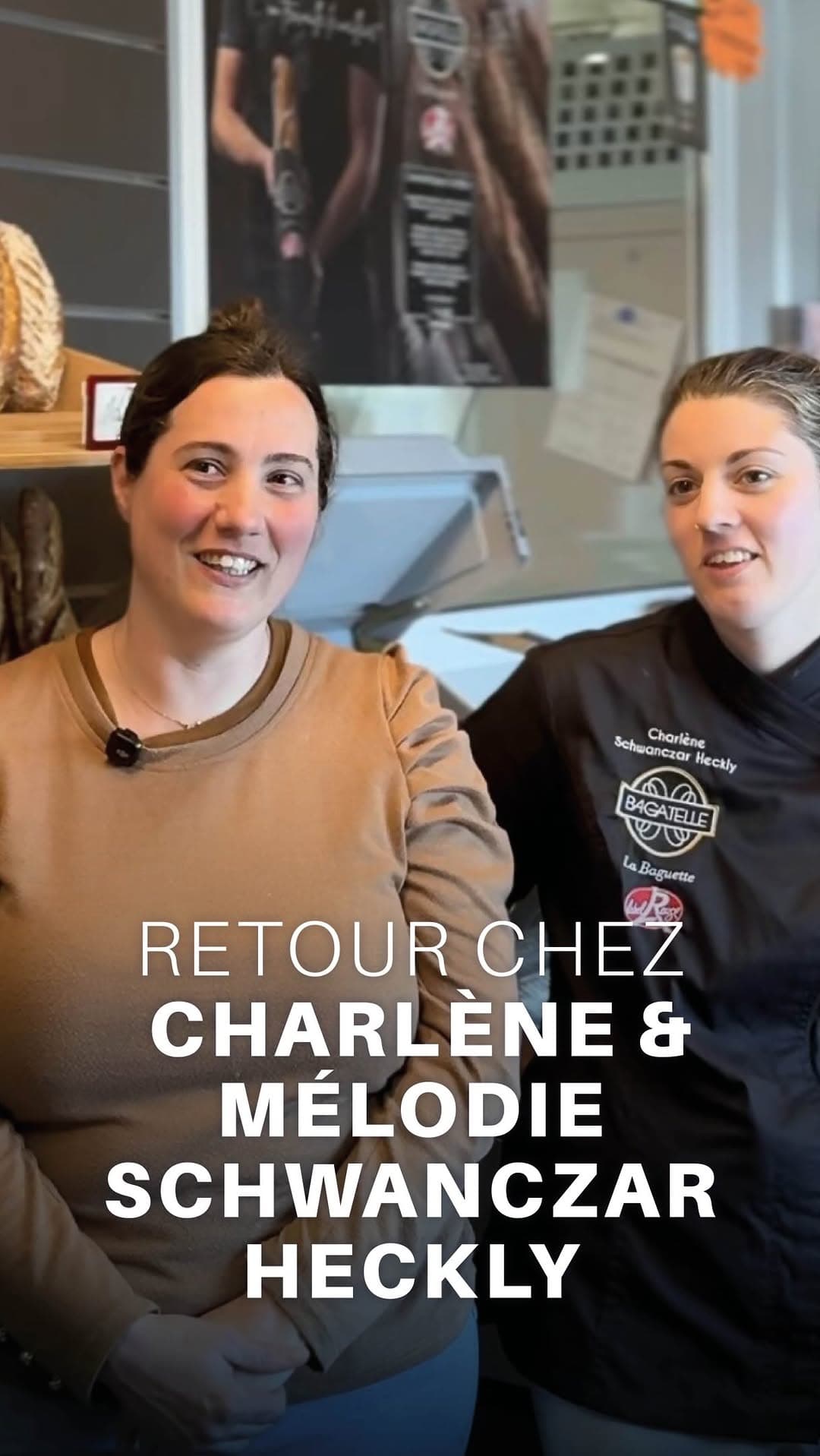 On partage le pain et la parole ! 🥖😃
Retour chez Charlène & Mélodie Schwanczar Heckly, Boulangerie