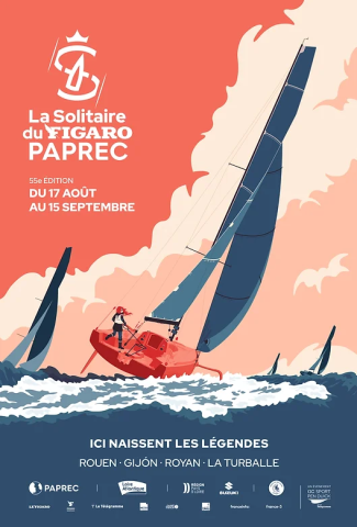 affiche solitaire du figaro 2024